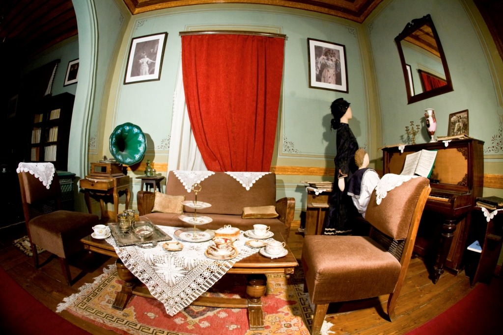 FOLK & HISTORIC MUSEUM OF XANTHI piano room