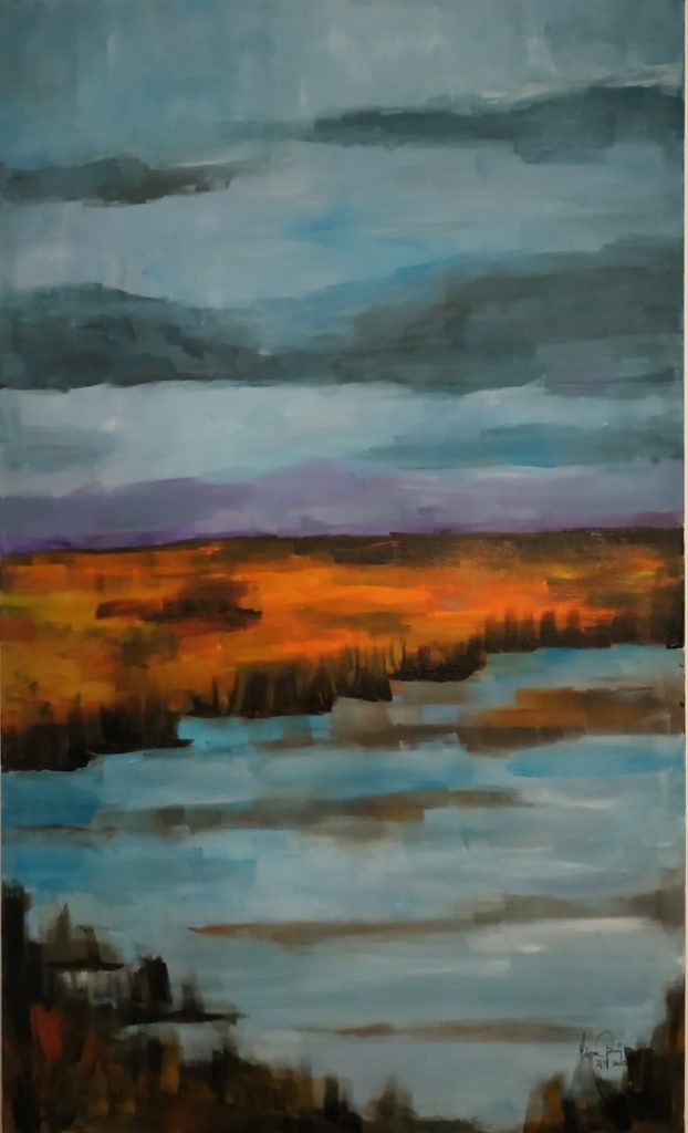 Αρνή Μαίρη, Ανάμνηση, 100x60cm, Ακρυλικό σε καμβά