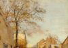 A Village Street in Winter, Alfred Sisley