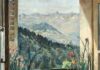 View through a window to the Alpes, Bertha Dorph
