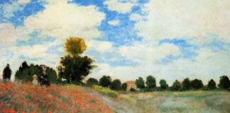 The Poppy Field near Argenteuil / by Claude Monet