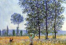 Sotto i pioppi, Claude Monet