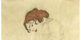 Sleeping girl, Egon Schiele
