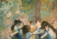 Blue dancers, Edgar Degas