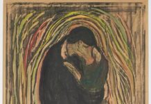 The kiss, Edvard Munch