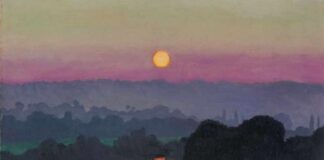 Sunset at the Andleys, Felix Vallotton